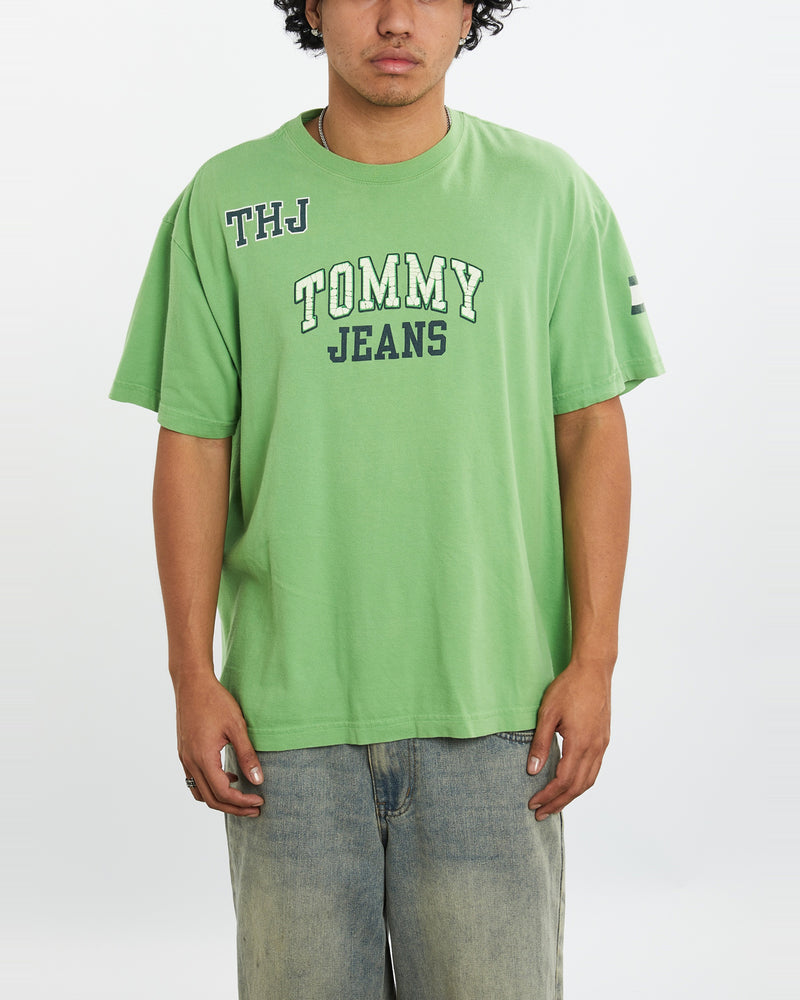 Vintage 90s Tommy Hilfiger Jeans Tee <br>L , The Real Deal , newtown, sydney, australia, thrift store, opshop, preloved, secondhand, sustainable, retro, antique, 70s, 80s, 90s, 2000s, 00s, fashion, clothing, streetwear, trendy, garment, style, boutique, store, shop, archive, sale, cheap, best, top