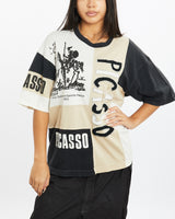 Vintage 90s Picasso Tee <br>S , The Real Deal , newtown, sydney, australia, thrift store, opshop, preloved, secondhand, sustainable, retro, antique, 70s, 80s, 90s, 2000s, 00s, fashion, clothing, streetwear, trendy, garment, style, boutique, store, shop, archive, sale, cheap, best, top