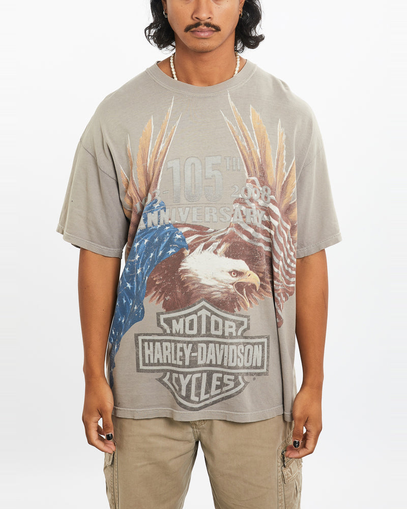 Vintage Harley Davidson Tee <br>L , The Real Deal , newtown, sydney, australia, thrift store, opshop, preloved, secondhand, sustainable, retro, antique, 70s, 80s, 90s, 2000s, 00s, fashion, clothing, streetwear, trendy, garment, style, boutique, store, shop, archive, sale, cheap, best, top