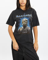 Vintage Iron Maiden 'World Slavery Tour' Tee <br>S , The Real Deal , newtown, sydney, australia, thrift store, opshop, preloved, secondhand, sustainable, retro, antique, 70s, 80s, 90s, 2000s, 00s, fashion, clothing, streetwear, trendy, garment, style, boutique, store, shop, archive, sale, cheap, best, top