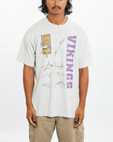 Vintage 90s NFL Minnesota Vikings Tee<br>L , The Real Deal , newtown, sydney, australia, thrift store, opshop, preloved, secondhand, sustainable, retro, antique, 70s, 80s, 90s, 2000s, 00s, fashion, clothing, streetwear, trendy, garment, style, boutique, store, shop, archive, sale, cheap, best, top