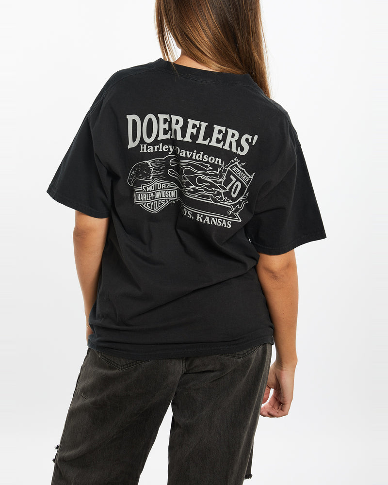 Vintage Harley Davidson Tee <br>M , The Real Deal , newtown, sydney, australia, thrift store, opshop, preloved, secondhand, sustainable, retro, antique, 70s, 80s, 90s, 2000s, 00s, fashion, clothing, streetwear, trendy, garment, style, boutique, store, shop, archive, sale, cheap, best, top