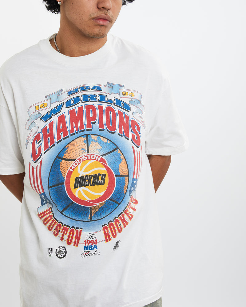 Vintage 1994 NBA Houston Rockets Tee <br>XL , The Real Deal , newtown, sydney, australia, thrift store, opshop, preloved, secondhand, sustainable, retro, antique, 70s, 80s, 90s, 2000s, 00s, fashion, clothing, streetwear, trendy, garment, style, boutique, store, shop, archive, sale, cheap, best, top