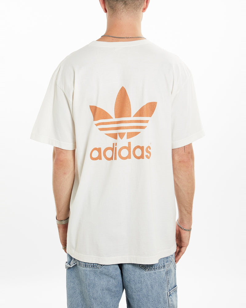 Vintage Adidas Tee <br>XL , The Real Deal , newtown, sydney, australia, thrift store, opshop, preloved, secondhand, sustainable, retro, antique, 70s, 80s, 90s, 2000s, 00s, fashion, clothing, streetwear, trendy, garment, style, boutique, store, shop, archive, sale, cheap, best, top