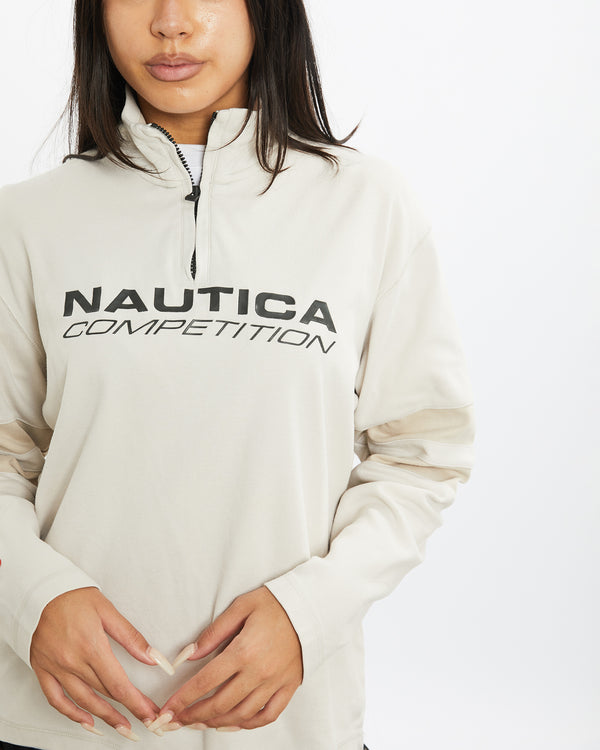 Vintage Nautica Competition Quarter Zip Sweatshirt <br>S