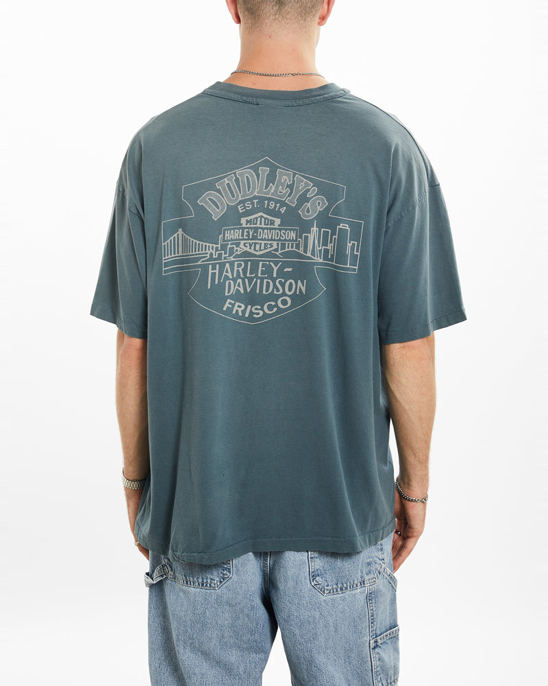 Vintage Harley Davidson Tee <br>XL , The Real Deal , newtown, sydney, australia, thrift store, opshop, preloved, secondhand, sustainable, retro, antique, 70s, 80s, 90s, 2000s, 00s, fashion, clothing, streetwear, trendy, garment, style, boutique, store, shop, archive, sale, cheap, best, top