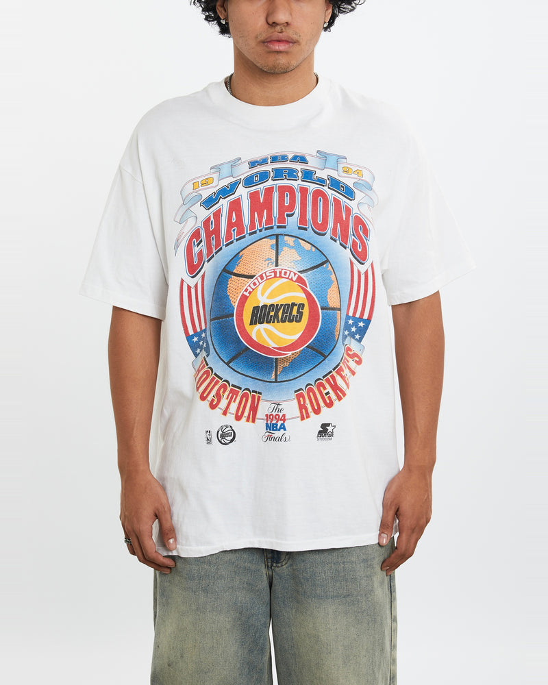 Vintage 1994 NBA Houston Rockets Tee <br>XL , The Real Deal , newtown, sydney, australia, thrift store, opshop, preloved, secondhand, sustainable, retro, antique, 70s, 80s, 90s, 2000s, 00s, fashion, clothing, streetwear, trendy, garment, style, boutique, store, shop, archive, sale, cheap, best, top