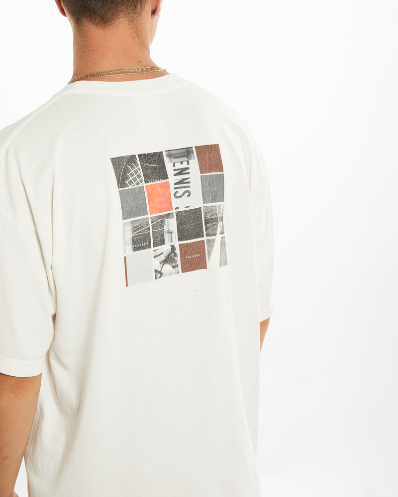 Vintage 90s Nike Challenge Court Tee <br>L , The Real Deal , newtown, sydney, australia, thrift store, opshop, preloved, secondhand, sustainable, retro, antique, 70s, 80s, 90s, 2000s, 00s, fashion, clothing, streetwear, trendy, garment, style, boutique, store, shop, archive, sale, cheap, best, top