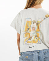 Vintage 90s Nike Air Jordan Cropped Tee <br>M , The Real Deal , newtown, sydney, australia, thrift store, opshop, preloved, secondhand, sustainable, retro, antique, 70s, 80s, 90s, 2000s, 00s, fashion, clothing, streetwear, trendy, garment, style, boutique, store, shop, archive, sale, cheap, best, top