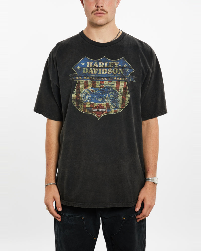 Vintage Harley Davidson Tee <br>XL , The Real Deal , newtown, sydney, australia, thrift store, opshop, preloved, secondhand, sustainable, retro, antique, 70s, 80s, 90s, 2000s, 00s, fashion, clothing, streetwear, trendy, garment, style, boutique, store, shop, archive, sale, cheap, best, top