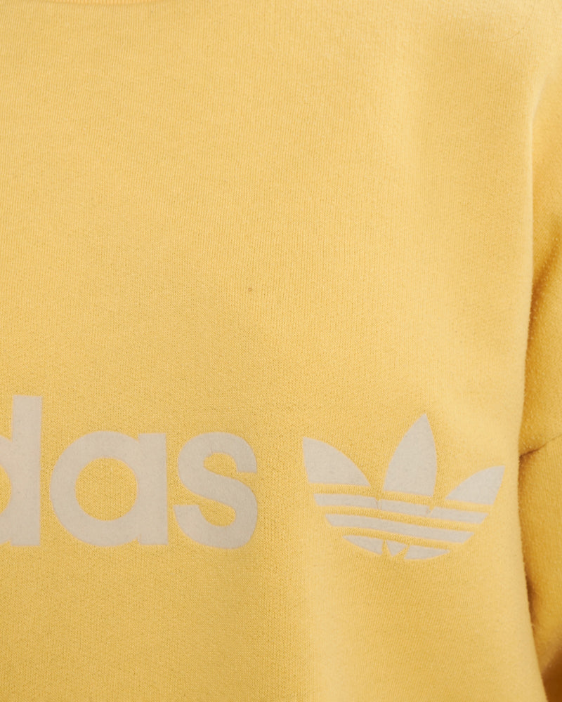 Vintage 80s Adidas Short Sleeve Sweatshirt <br>S , The Real Deal , newtown, sydney, australia, thrift store, opshop, preloved, secondhand, sustainable, retro, antique, 70s, 80s, 90s, 2000s, 00s, fashion, clothing, streetwear, trendy, garment, style, boutique, store, shop, archive, sale, cheap, best, top