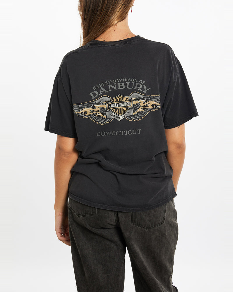 Vintage Harley Davidson Tee <br>M , The Real Deal , newtown, sydney, australia, thrift store, opshop, preloved, secondhand, sustainable, retro, antique, 70s, 80s, 90s, 2000s, 00s, fashion, clothing, streetwear, trendy, garment, style, boutique, store, shop, archive, sale, cheap, best, top