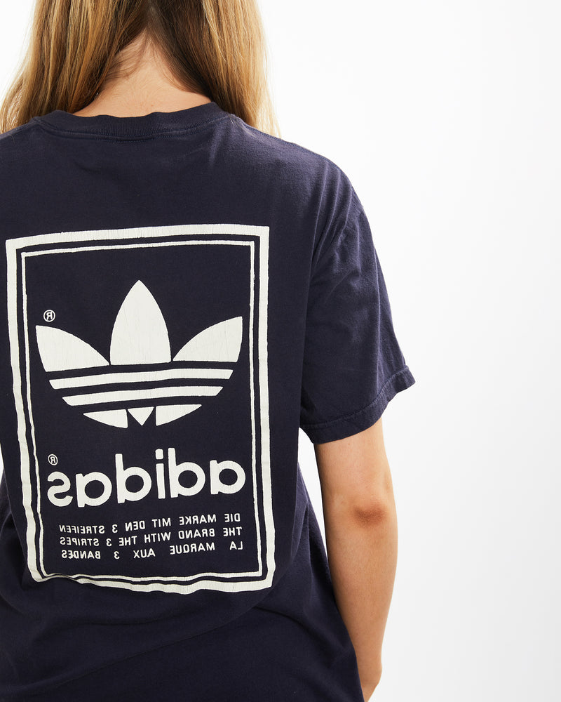 Vintage 90s Adidas Tee <br>M , The Real Deal , newtown, sydney, australia, thrift store, opshop, preloved, secondhand, sustainable, retro, antique, 70s, 80s, 90s, 2000s, 00s, fashion, clothing, streetwear, trendy, garment, style, boutique, store, shop, archive, sale, cheap, best, top