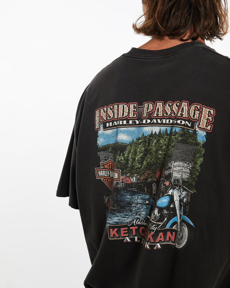 Vintage Harley Davidson Tee <br>XXL , The Real Deal , newtown, sydney, australia, thrift store, opshop, preloved, secondhand, sustainable, retro, antique, 70s, 80s, 90s, 2000s, 00s, fashion, clothing, streetwear, trendy, garment, style, boutique, store, shop, archive, sale, cheap, best, top