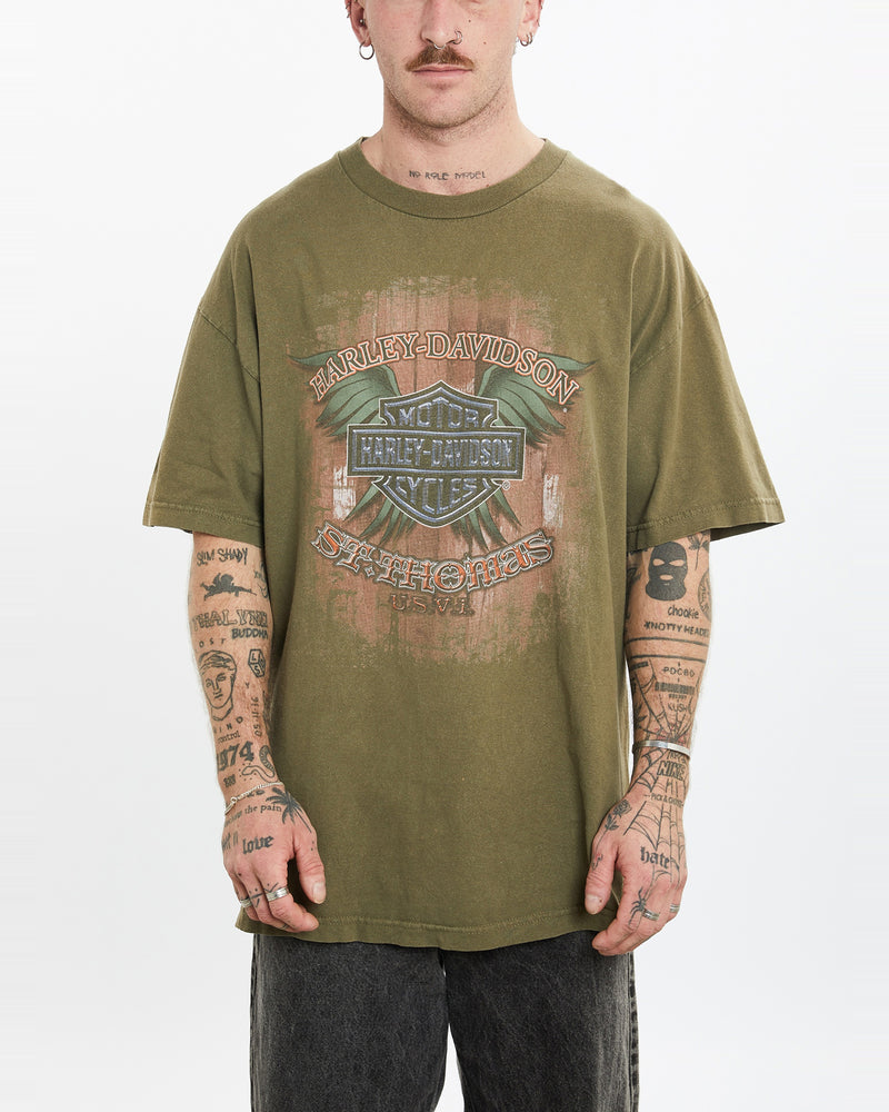 Vintage Harley Davidson Tee <br>L , The Real Deal , newtown, sydney, australia, thrift store, opshop, preloved, secondhand, sustainable, retro, antique, 70s, 80s, 90s, 2000s, 00s, fashion, clothing, streetwear, trendy, garment, style, boutique, store, shop, archive, sale, cheap, best, top