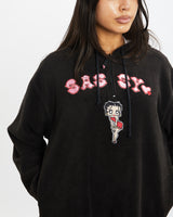 Vintage Betty Boop Hooded Fleece Sweatshirt <br>S