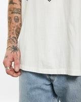 Vintage 1993 Adidas Handball Tee <br>L , The Real Deal , newtown, sydney, australia, thrift store, opshop, preloved, secondhand, sustainable, retro, antique, 70s, 80s, 90s, 2000s, 00s, fashion, clothing, streetwear, trendy, garment, style, boutique, store, shop, archive, sale, cheap, best, top