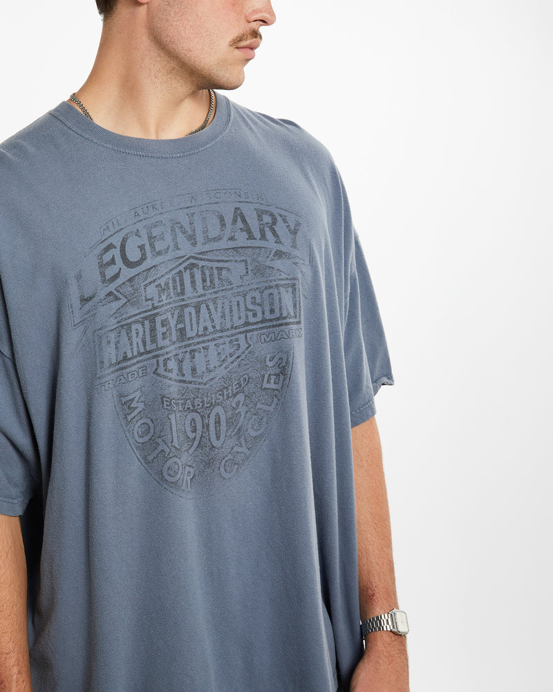 Vintage Harley Davidson Tee <br>XL , The Real Deal , newtown, sydney, australia, thrift store, opshop, preloved, secondhand, sustainable, retro, antique, 70s, 80s, 90s, 2000s, 00s, fashion, clothing, streetwear, trendy, garment, style, boutique, store, shop, archive, sale, cheap, best, top